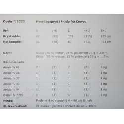 Hverdagspynt - Cewec - Enkeltopskrift nr 1223