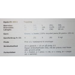 Topping - Cewec - Enkeltopskrift nr 4902