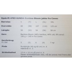 Bloom Gunda Jakke - Cewec - Enkeltopskrift nr 4703