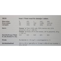 Vesi i Tibet - Cewec - Enkeltopskrift nr 3829