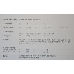  Patent med et twist i Tibet - Cewec - Enkeltopskrift nr 3834
