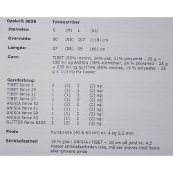 Tankestriber - Cewec - Enkeltopskrift nr 3838