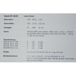 Love Knot i Dolce &amp; Bloom - Cewec - Enkeltopskrift nr 4625