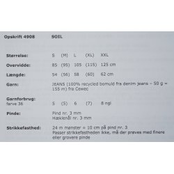 SOIL i Jeans - Cewec - Enkeltopskrift nr 4908