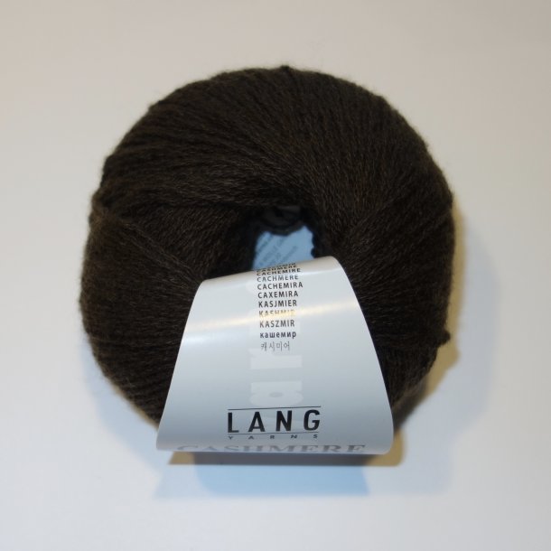 Lang Yarns - Cashmere Lace fv. 68 Mrk Brun