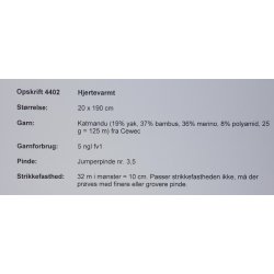 Hjertevarmt i Katmandu - Cewec - Enkeltopskrift nr 4402