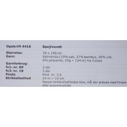 Spejlvendt i Katmandu - Cewec - Enkeltopskrift nr 4416