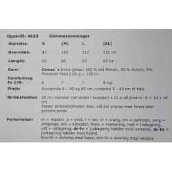 Glimmersnoninger - Cewec - Enkeltopskrift 4633