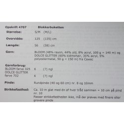 Blokkerbuketten - Cewec - Enkeltopskrift 4707