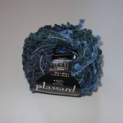 Plassard Bibop Effektgarn - Fv. 111 Bl/Gr/Grn Multi  