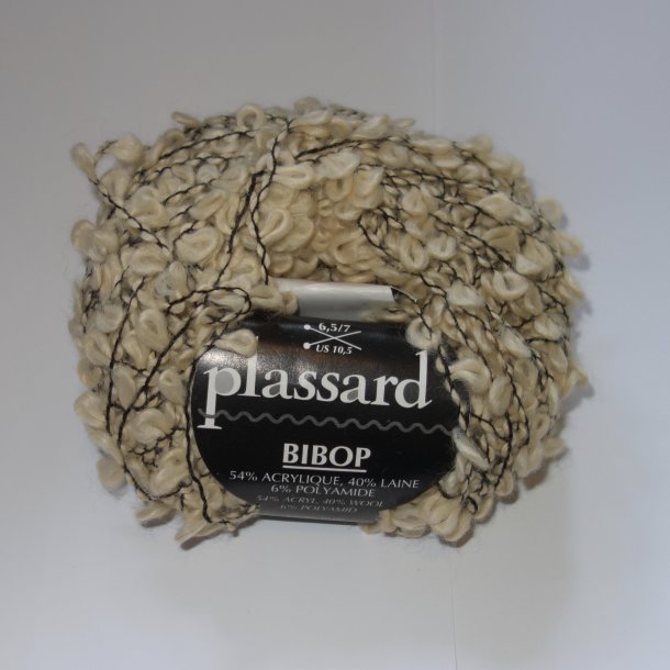 Plassard Bibop Effektgarn - Fv. 28 Lys Beige