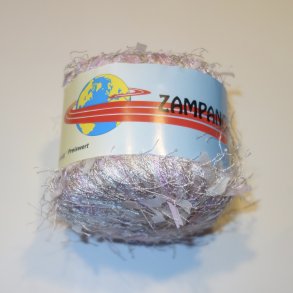 G-B Garn - Zampano Pelsgarn Fv. 75 Rosa/Hvid Multi