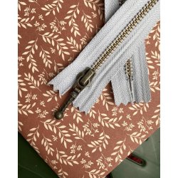 YKK Lynls 6mm Antik Messing 20 / 35 / 45 cm Duegr/Lys Gr