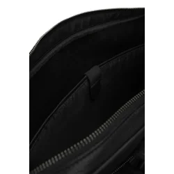 Muud - Denver Smuk Computertaske i lder Fv. Sort