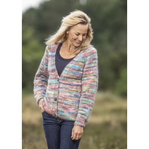 Colorful Cardigan - Cewec - Enkeltopskrift 4635