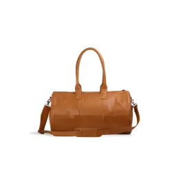 Muud - Drew - smuk weekend- og rejsetaske i lder Farve Whisky - SPAR 40%