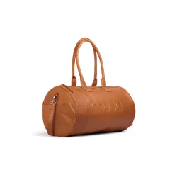 Muud - Drew - smuk weekend- og rejsetaske i lder Farve Whisky - SPAR 40%