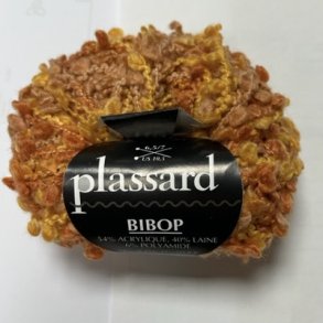 Plassard Bibop Effektgarn - Fv. 53 Gul/Orange Multi