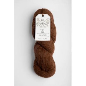 Amano - Eco Puna Ufarvet Baby Alpakka Fv. 9009 Efterrs Brun