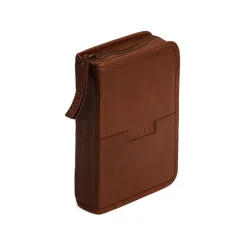 Muud - Effi _ Ldertaske til Broderisten Farve Rich Brown