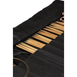 Muud  - Elona - Hndlavet Lderetui til Broderigarn Farve Sort