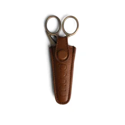 Muud - Espoo - Mini Sakse Etui i Lder - Farve Rich Brown