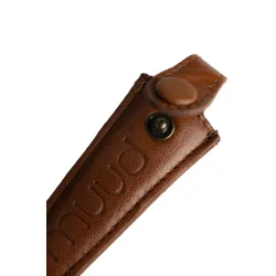 Muud - Espoo - Mini Sakse Etui i Lder - Farve Rich Brown
