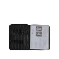 Muud - G�teborg - Luksus-strikkemappe. Farve Sort - SPAR 40%