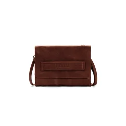 Muud - Gro - Hndlavet Crossover Taske Farve Rich Brown