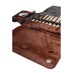 Muud - Gro - Hndlavet Crossover Taske Farve Rich Brown