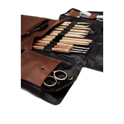 Muud - Gro - Hndlavet Crossover Taske Farve Rich Brown