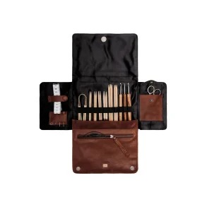 Muud - Gro - Hndlavet Crossover Taske Farve Rich Brown