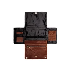 Muud - Gro - Hndlavet Crossover Taske Farve Rich Brown