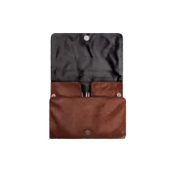 Muud - Gro - Hndlavet Crossover Taske Farve Rich Brown