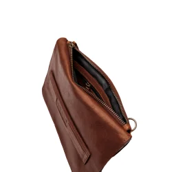 Muud - Gro - Hndlavet Crossover Taske Farve Rich Brown