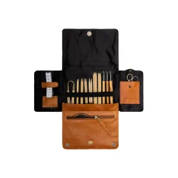 Muud - Gro - Hndlavet Crossover Taske Farve Whisky