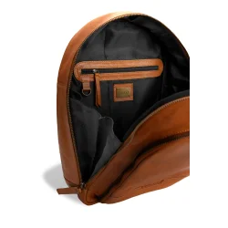 Muud . Gwen - Hndlavet Lder Crossover Taske Farve Whisky