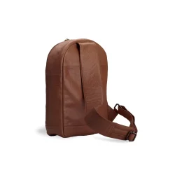 Muud . Gwen - Hndlavet Lder Crossover Taske Farve Rich Brown