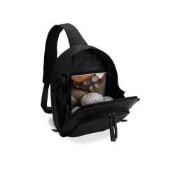 Muud . Gwen - Hndlavet Lder Crossover Taske Farve Sort