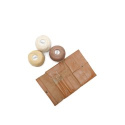 Muud - Hala Hndlavet Lder Etui til Hklenle. Farve Whisky