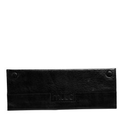 Muud - Hattie - Hndlavet fladt lder beskyttelse cover. Fv. Sort