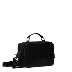 Muud - Heaven - Hndlavet hkletaske i lder. Fv. Sort