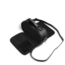 Muud - Heaven - Hndlavet hkletaske i lder. Fv. Sort