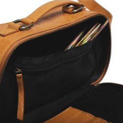 Muud - Heaven - Hndlavet hkletaske i lder. Fv. Whisky