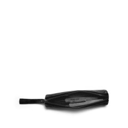 Muud - Hee - Hndlavet Lder Slim Penalhus. Farve Sort