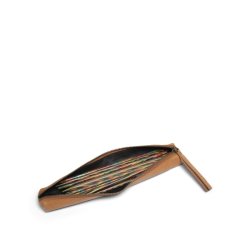 Muud - Hee XL - Hndlavet Lder Slim Penalhus. Farve Whisky