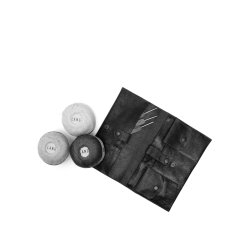 Muud - Hepburn - Hndlavet Ldertaske til hklenle. Fv. Sort