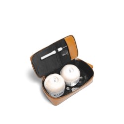 Muud - Hope - Hndlavet lder Hkle Etui. Farve Whisky