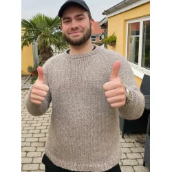 lunafreyja Design - Hyggelig Herresweater - Enkeltopskrift