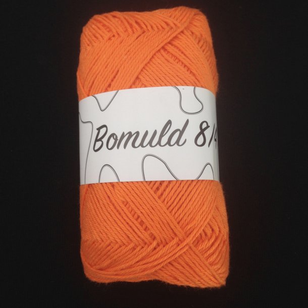 Bomuld 8/4 Fv. 31 Orange - PAKKE MED 10 NGLER